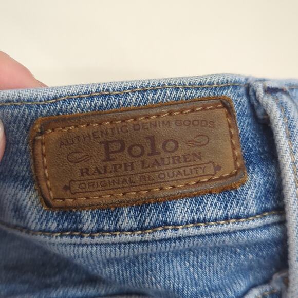 Polo Ralph Lauren Tompkins Mid Rise Skinny Crop Jeans Women's 31x27 Medium Wash - Picture 6 of 8